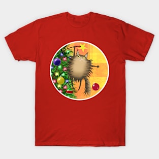 The Tabby and the Christmas Tree T-Shirt